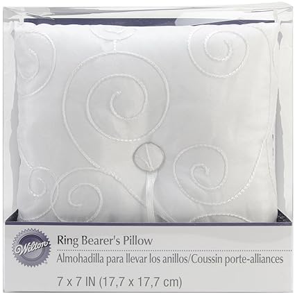 Wilton Swirl Wedding Day Collection Ring Bearer s Pillow