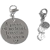 Hidden Hollow Beads Clip On Charm, Bag, Purse, Handbag, Message, Keychain, Zipper Pull, Bracelets, Necklaces, Jewelry