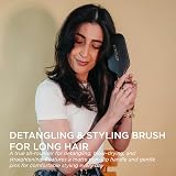 Denman D83 Large Paddle Hairbrush Black Gentle Styling Detangling Blow Drying view 4