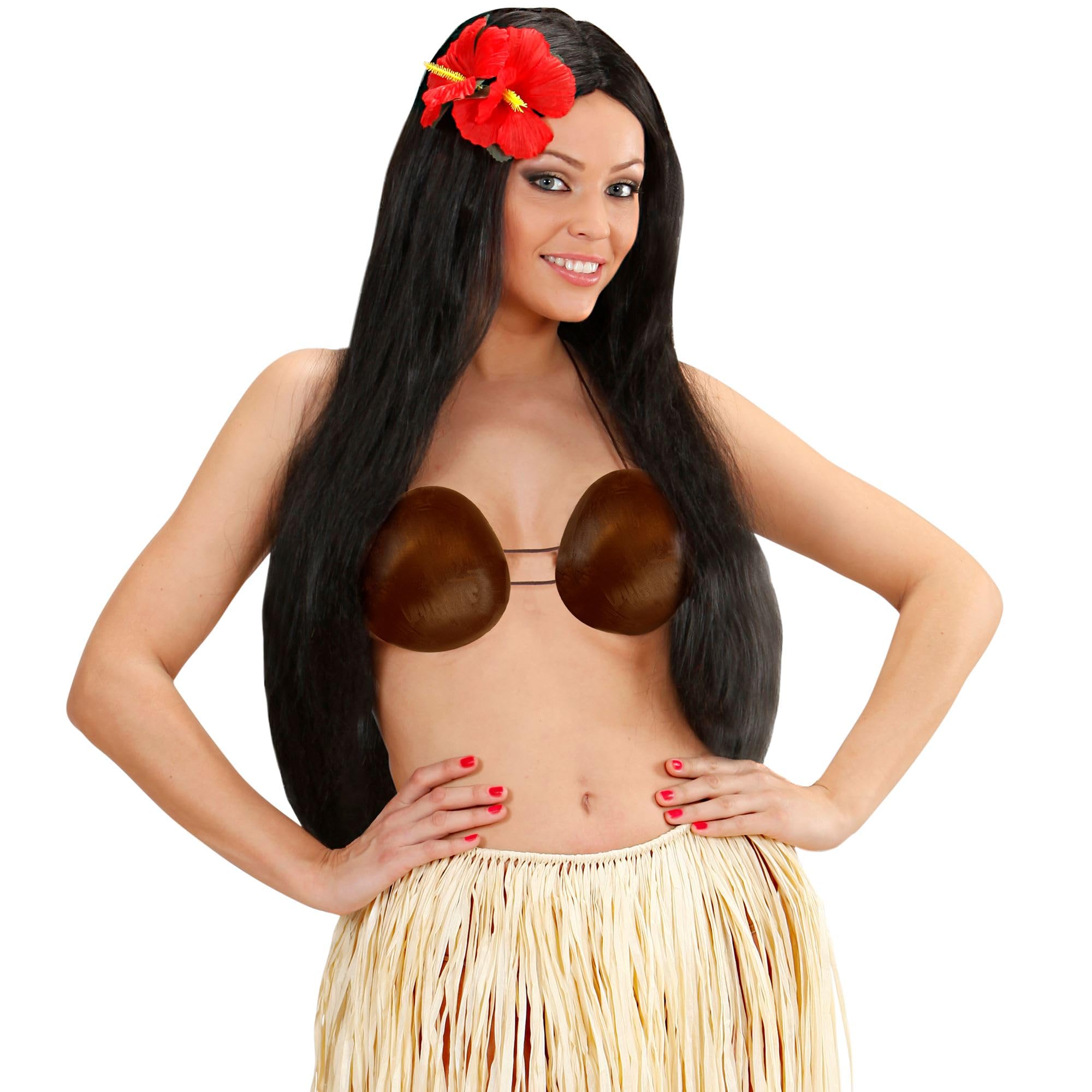Widmann PLASTIC COCONUT BRA