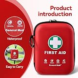 General Medi First Aid Kit 170 Pieces Hard Case Emergency Blankets Cold Pack view 5