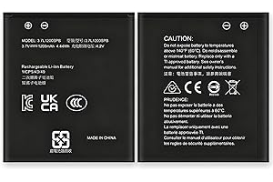 3.7L1200SPB Rechargeable Li-ion Battery, 1200mAh, 3.7V, Compatible with TI-84 Plus CE, TI-Nspire CX II, Model P11P35-11-N01