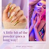 Beetles Chrome Nail Powder 8 colors Mirror Holographic Acrylic Gel Art view 7