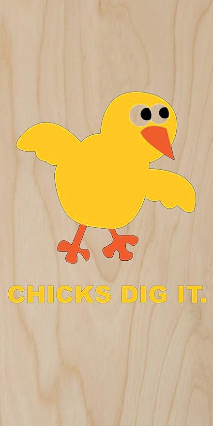 Amazon Com Chicks Dig It Little Baby Chick Yellow Funny