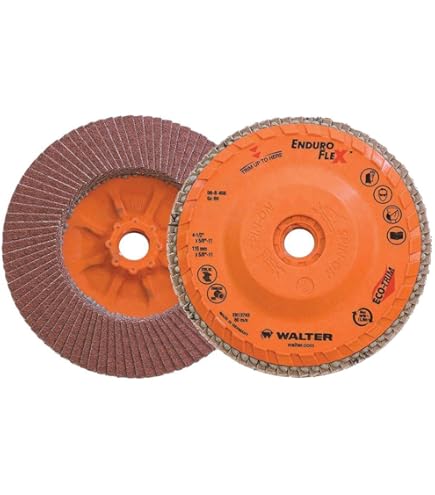Amazon.com: Walter 06B454 4-1/2x5/8-11 Enduro-Flex Spin-On Flap