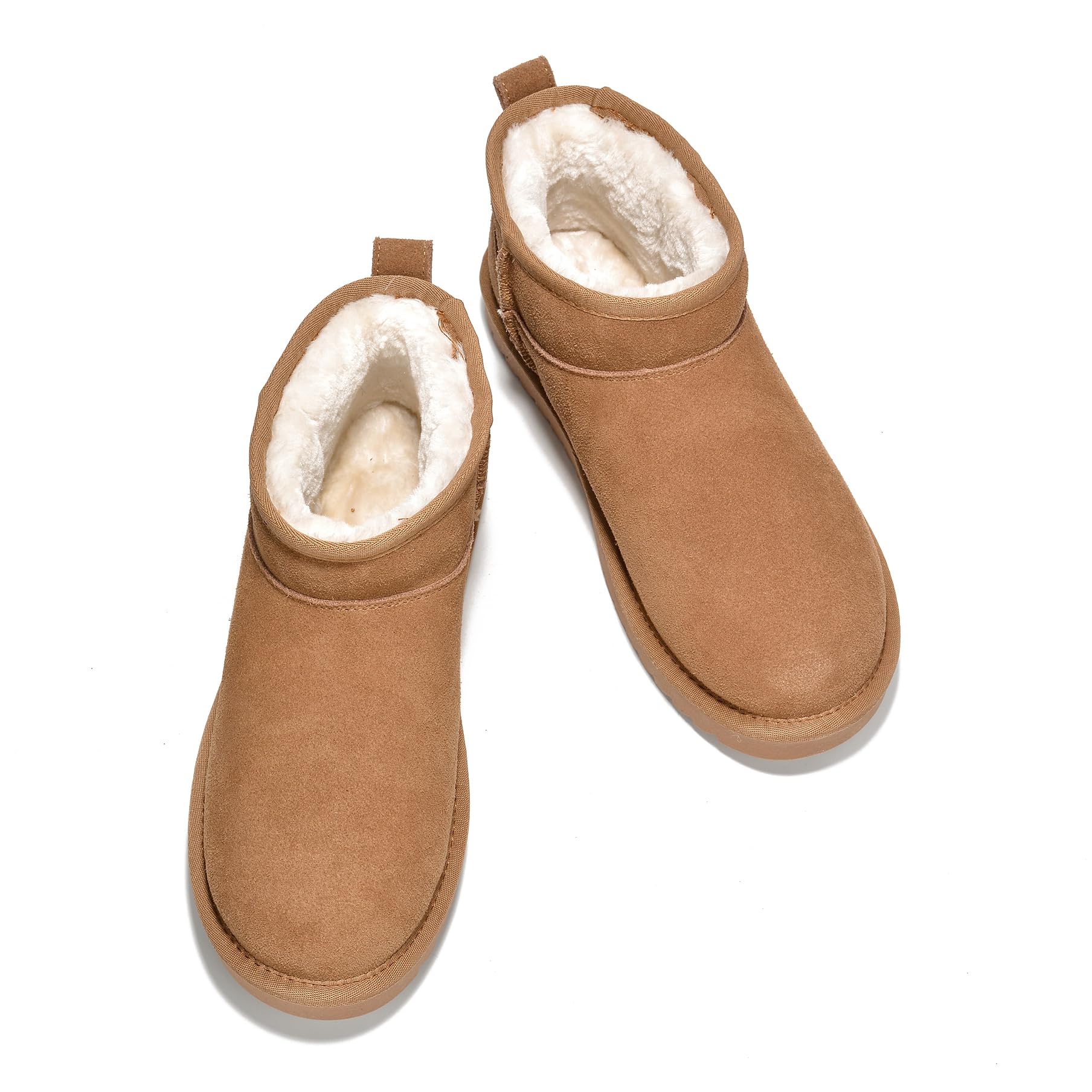 Project Cloud Genuine Suede Ankle Boots for Women - Water Resistant with Memory Foam Insole Winter Boots for Women - Trending Shoes & Comfortable Women's Ankle Boots (Hippy)