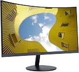 KOORUI 27 Inch Curved FHD 1080P 75Hz Monitor HDMI VGA Tilt Eye Care Black view 2