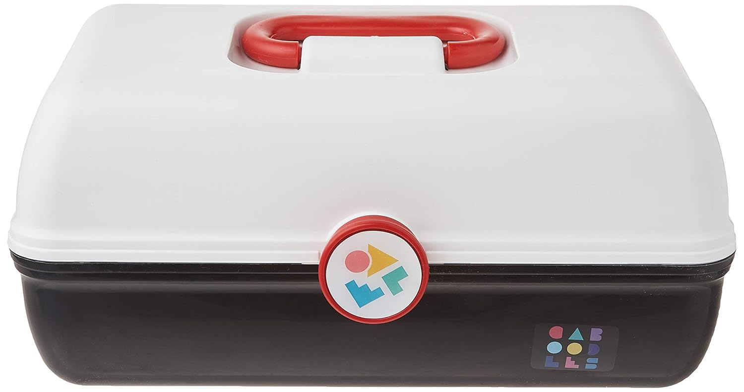 Caboodles CAB56260B On-The-Go Girl Peach Lid & Sea Foam Base Vintage Case, 1 Lb: Beauty