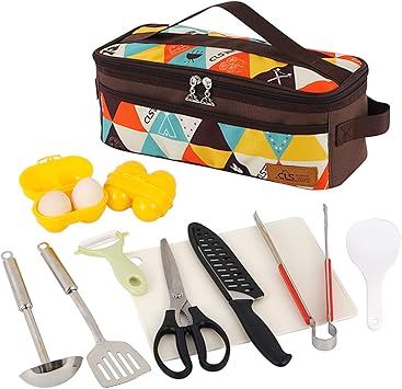 Amazon キャンプ調理器具セットバーベキュー 3 5人 q セット キャンプ アウトドア 11点セット キッチンツール クッキングツール アウトドアクッキング用ツール 新しいパターン Zycherishve 調味料入れ Amazon キャンプ調理器具セットバーベキュー 3 5人 q セット キャンプ アウトドア 11点セット キッチンツール クッキングツール アウトドアクッキング用ツール 新しいパターン Zycherishve 調味料入れ