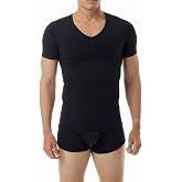 Underworks Cotton Concealer Compression V-Neck T-Shirt Top 978