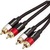 AmazonBasics 2-Male to 2-Male RCA Audio Cable - 4 Feet