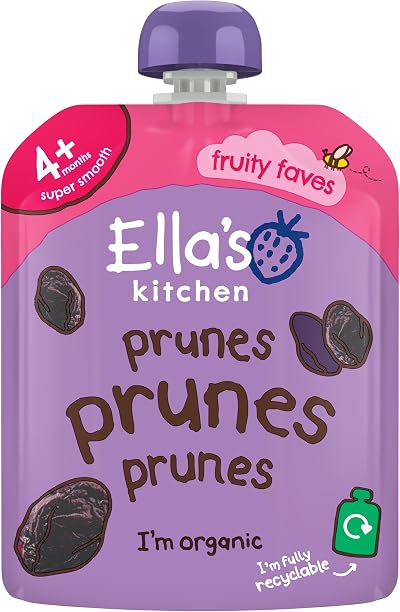 Ella's Kitchen First Taste Prunes 70g Organic Baby Food 7 Pack