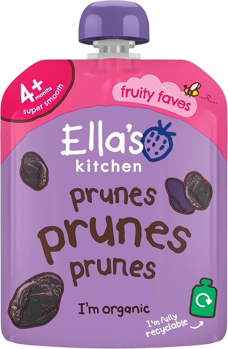 Ella's Kitchen First Taste Prunes 70g Organic Baby Food 7 Pack