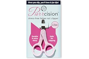 NECOICHI Purrcision Feline Nail Clippers(Basic, Lilac)