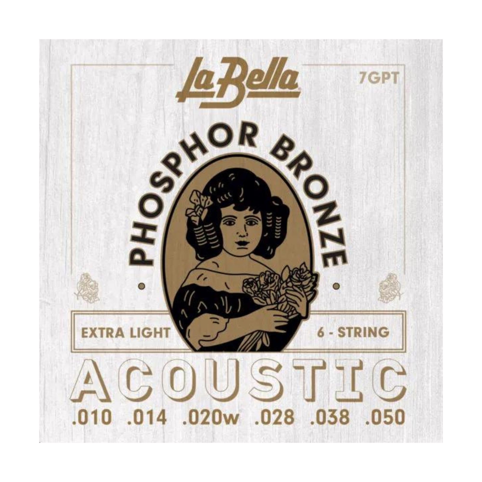 La Bella 7GPT Phosphor Bronze 010/050
