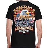 Biker Life Clothing T-Shirt 2026 Sturgis Motorcycle Rally America Strong