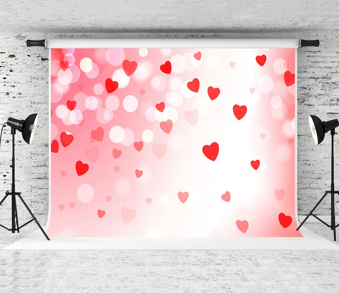 Photo 1 of Kate Valentine Photography Backdrop Engagement Photo Backdrop Valentine Decorations for Party, Decor, 10x6.5ft