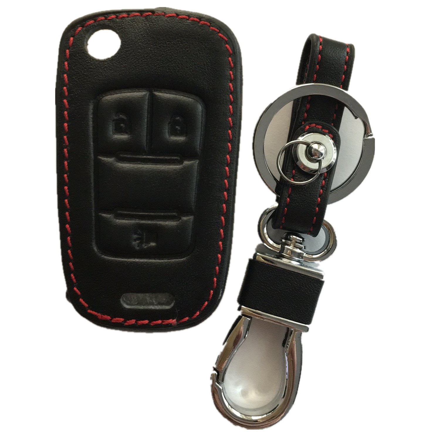 Rpkey Leather Keyless Entry Remote Control Key Fob Cover Case protector