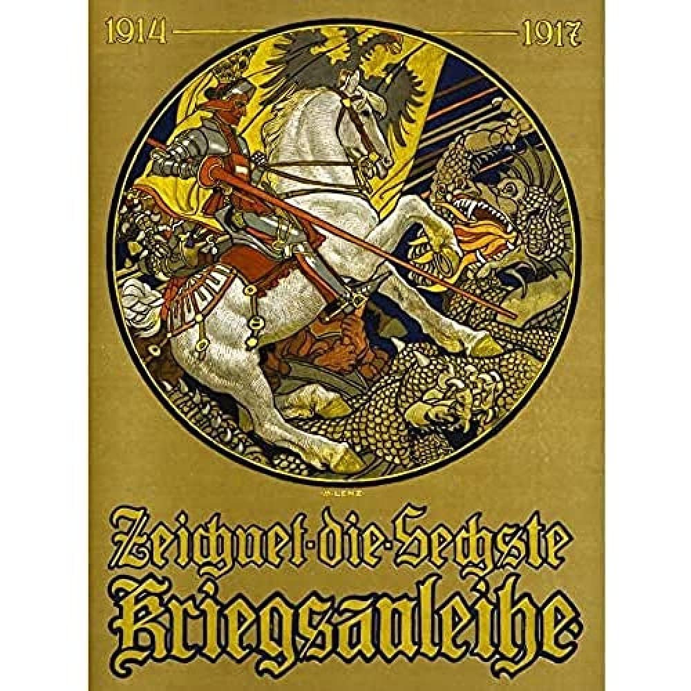 Lenz Austrian War WWI Loan Advert Artwork Art Print Canvas Premium Wall Decor Poster Mural