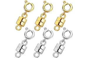 Magnetic Clasps for Necklaces Strong Magnetic Necklace Clasps and Closures Gold and Silver Necklaces Extender Bracelet Jewelr