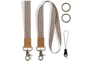 KDRACOIP Lanyard for Keys for Women, Cute Wrist Strap Key Chain & Neck Lanyards for ID Badges Holder, Car Keys, Wallet, Best Lanyards for Teacher Appreciation Gifts, Cruise, Travel, Schoo, Coach, Student