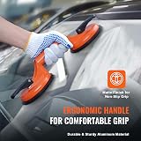 VEVOR Glass Suction Cup 4.7 in 2 Pack Aluminum Handle Heavy Duty Lifter view 5