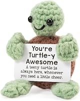 Bafiwu Funny Gifts Positive Crochet Turtle Handmade Decor view 1