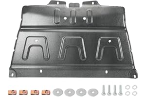 Full Skid Plate for Ford F150 2015-2022 Heavy-Duty Complete Underbody with Engine Front (1PCS Splash Panel Shield)