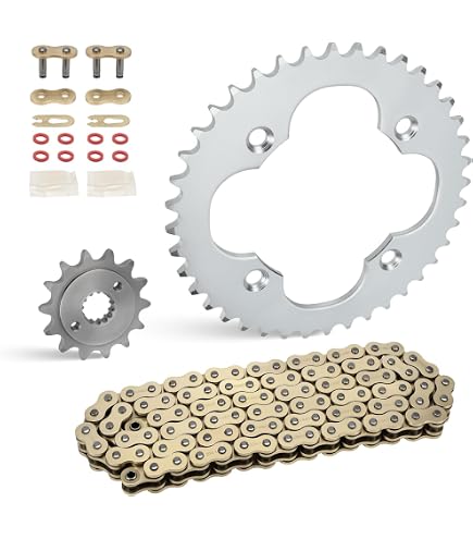 Amazon.com: Caltric Green Drive Chain And Sprockets Kit Compatible