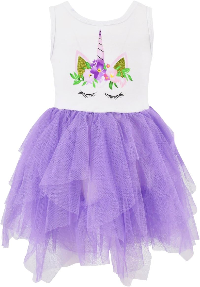 Girls Everyday Tulle Short Sleeve Toddler Tutu Dress Skirt Set