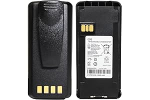 Teseko PMNN4476 Two-Way Radio Battery 7.4V 2600mAh Li-ion Replacement for Motorola PMNN4476A XIR C1200 C2660Talkabout Radios+Belt Clip