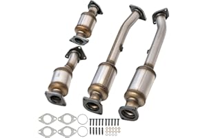 GWTAUTO Catalytic Converter Compatible with Nissan Frontier 2005–2019, Xterra 2005-2015, Pathfinder 2005-2012, NV1500/NV2500/NV3500 2012–2017, Suzuki Equator 2009-2012, V6 4.0L - EPA Compliant