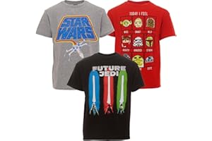 Star Wars The Mandalorian Darth Vader Chewbacca Stormtrooper 3 Pack T-Shirts Infant to Big Kid