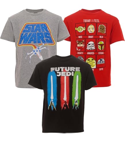 Amazon.com: STAR WARS Boys Blue Graphic Tee | R2-D2 & C-3PO Short