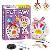 Eggbox Pet Paw Print Impression Kits - Makes 2 Dog Pawprint Keepsake Kit, Inkless Paw Prints Kit for Dogs & Cats - New Puppy Gift, DIY Dog Paw Print, Personalized Gifts for Pet Lovers