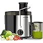 Juice Extractor, MAMA’S CHOICE Juicer Machines for Whole Vegetable and Fruit Centrifugal Juicer Easy to Clean, Non-Slip…