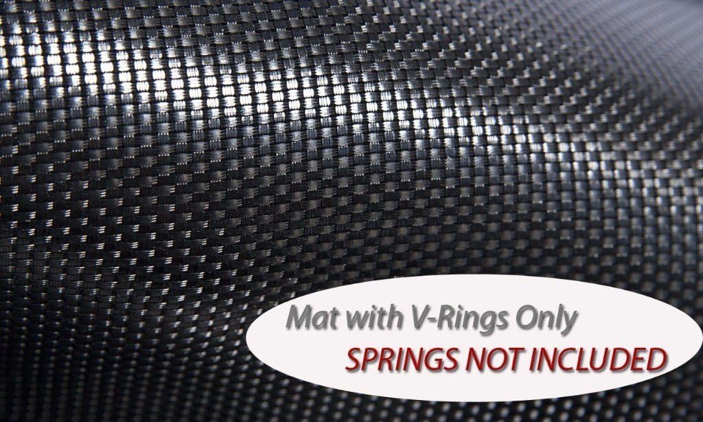 Trampoline Depot Premium Square Replacement Jumping MAT - Free Spring Tool!!! (13' x 13', 84 v-Rings for 7 or 7.5" Springs)