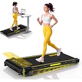 Walking Pad with Incline, 6.2 MPH Walking Pad Treadmill with Double Frame, Easy Read Full Screen LED Display, Low Noise 2.75HP Brushless Drive, Walking Pad Under Desk 350 LBS Weight Capacity