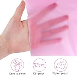 ELECLAND Plastic Table Covers 4pcs 137 x 274 cm Pink Rectangle PEVA view 3