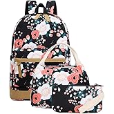 JIANYA School Backpack for Teen Girls - Lightweight Kids Girls School Book Bag Backpack Set