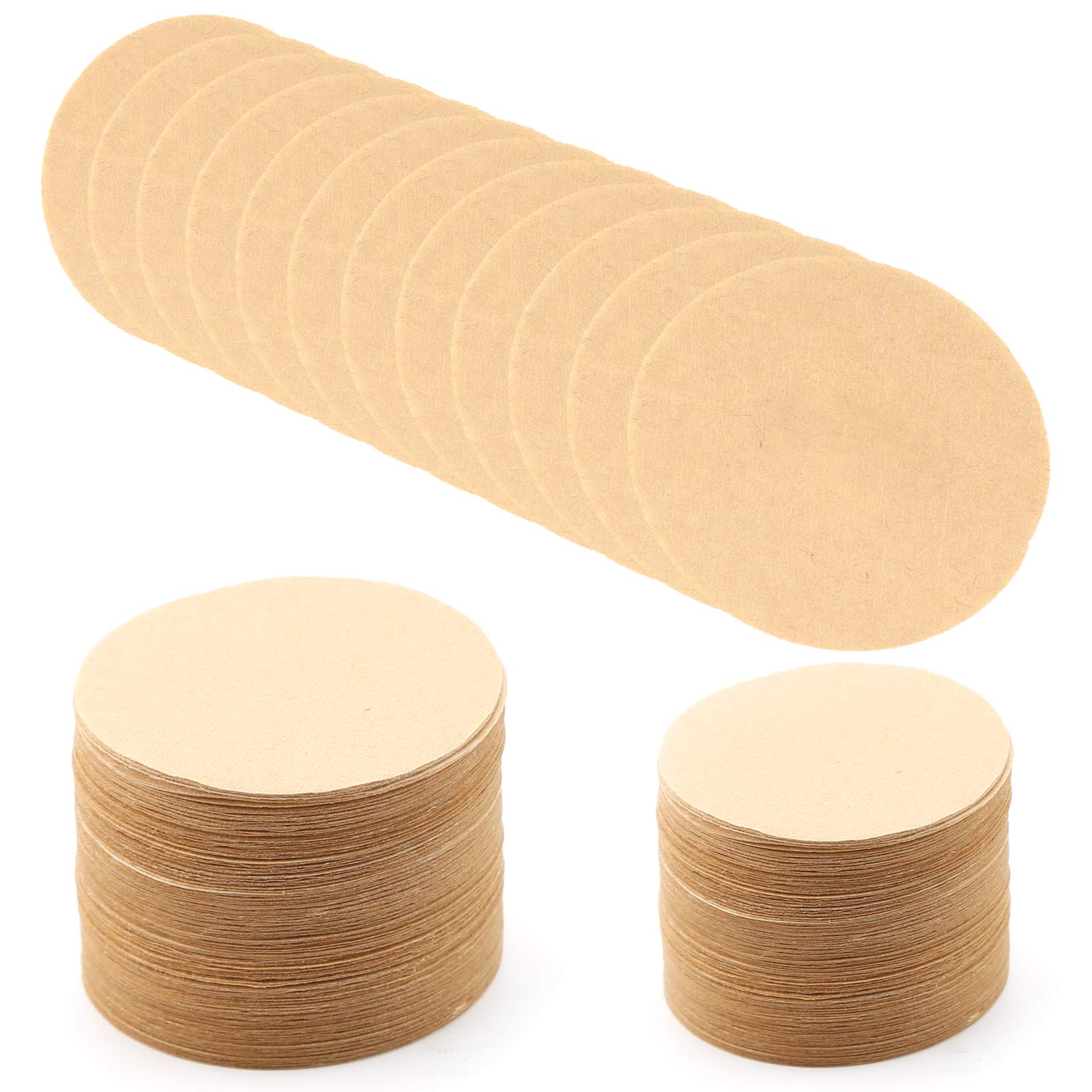 AIEX 700pcs Unbleached Paper Coffee Filter Round Replacement Coffee Filters Fits for Aerobie for Aeropress Coffee and for Espresso Makers (6.4cm/2.5inch in Diameter)