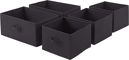 Amazon Com Amazonbasics Extra Wide Fabric 5 Drawer Storage