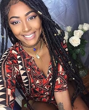 Yrenrea Hair Faux Locs Crochet Synthetic 22 6 Packs Crochet
