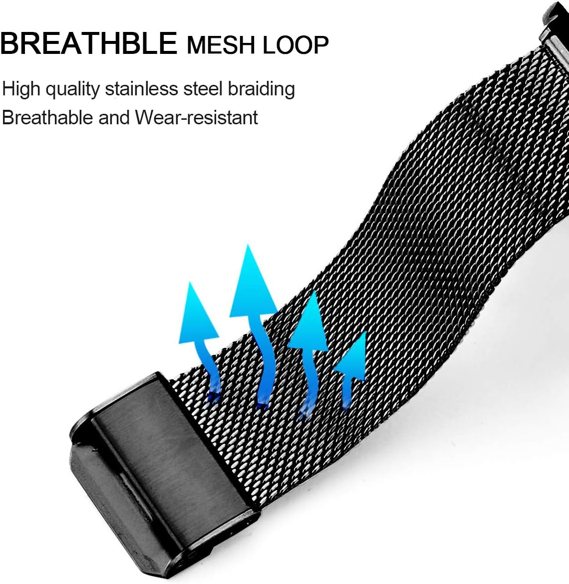 DEALELE Bracelet Compatible with Samsung Galaxy Watch 46 mm/Galaxy 3 45 mm/Gear S3 / Huawei Watch GT5 / GT5 Pro / 4/4 Pro / 3 / GT3 / GT2 46 mm - Image 4