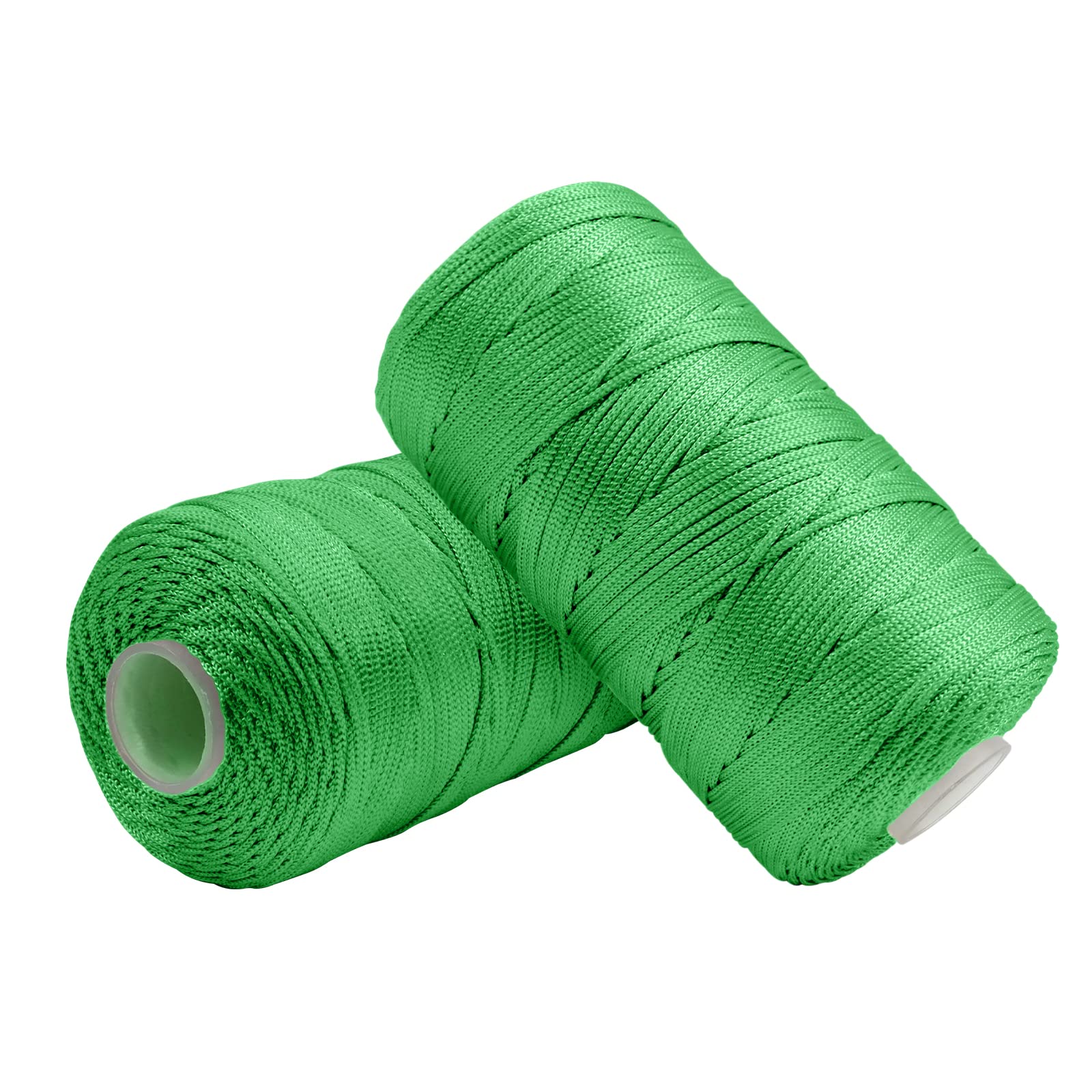Uiopa Macrame Cord 1.5mm x 400m, Nylon Macrame Yarn for Crochet and Knitting, Fruit Green Crochet Yarn for Wall Hangings, Dream Catchers, Jewelry Making, DIY Craft Project