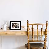 EGOFINE 9x7 Black Solid Wood Photo Frame - Table Top & Wall Mount view 4