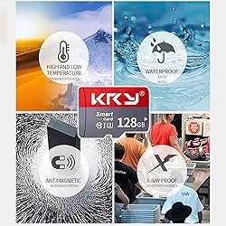 SD Card 128GB Memory Card with SD Adapter, High