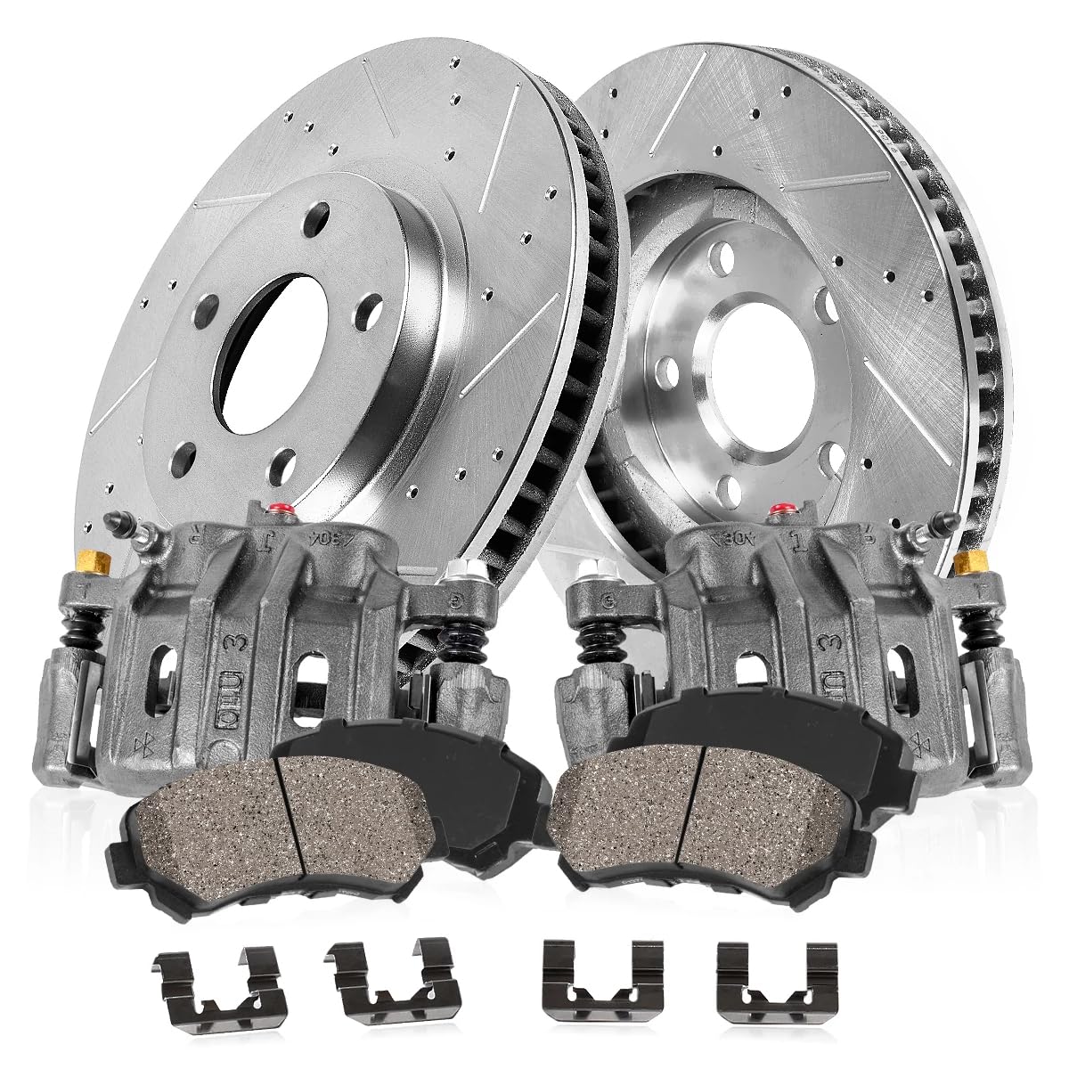 Callahan BRAKE PARTS Front Brake Kit For Fusion