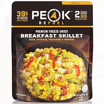 Peak Refuel Sartén de desayuno | Paquete de 6 | 12 porciones ...