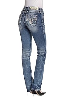 rock revival denim jeans